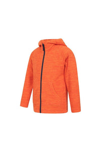 Childrens/Kids Snowdonia Microfleece Full Zip Hoodie - Orange