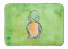 Load image into Gallery viewer, 19 in x 27 in Turtle Watercolor Machine Washable Memory Foam Mat