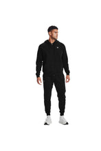 Load image into Gallery viewer, Under Armour Mens Rival Fleece Full Zip Hoodie (Black/Onyx White)