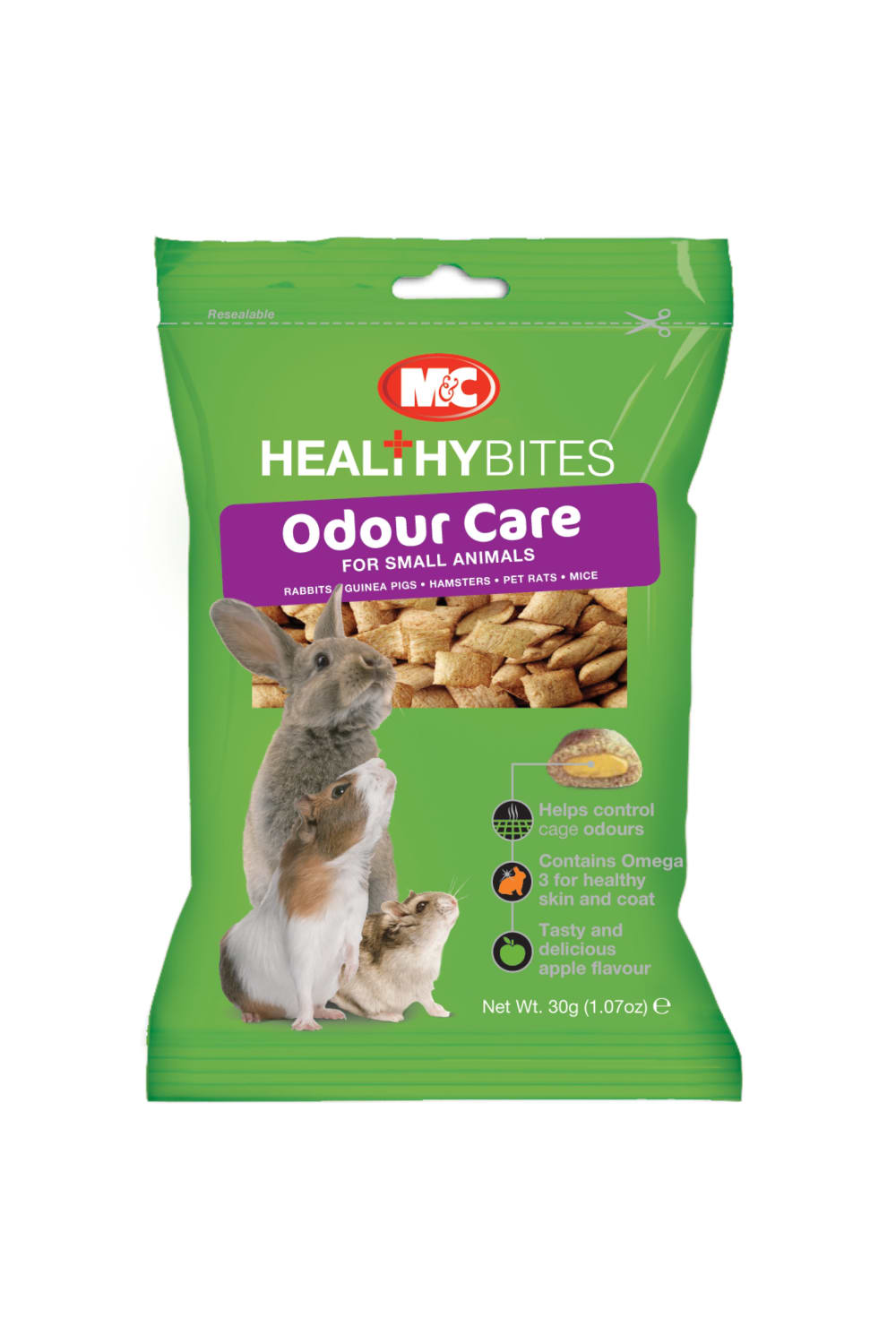 Healthy Bites Odor Care For Small Animals (May Vary) (1oz)