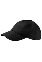 Load image into Gallery viewer, Unisex Low Profile Heavy Cotton Drill Cap / Headwear (Pack of 2) - Black