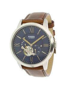 Townsman ME3110 Elegant Chinese Movement Fashionable Automatic Brown Leather Watch
