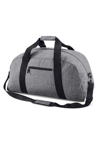 BagBase Classic Holdall / Duffel Travel Bag (Pack of 2) (Grey Marl) (One Size)