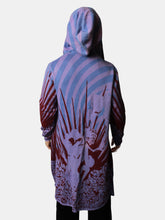Load image into Gallery viewer, Knit Parka With High Priestess Jacquard in Purple Haze