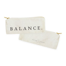 Load image into Gallery viewer, Balance Cotton Canvas Pencil Case and Travel Pouch