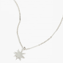 Load image into Gallery viewer, Rhodium Star Necklace