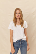 Load image into Gallery viewer, Maxime Scoop Neck White