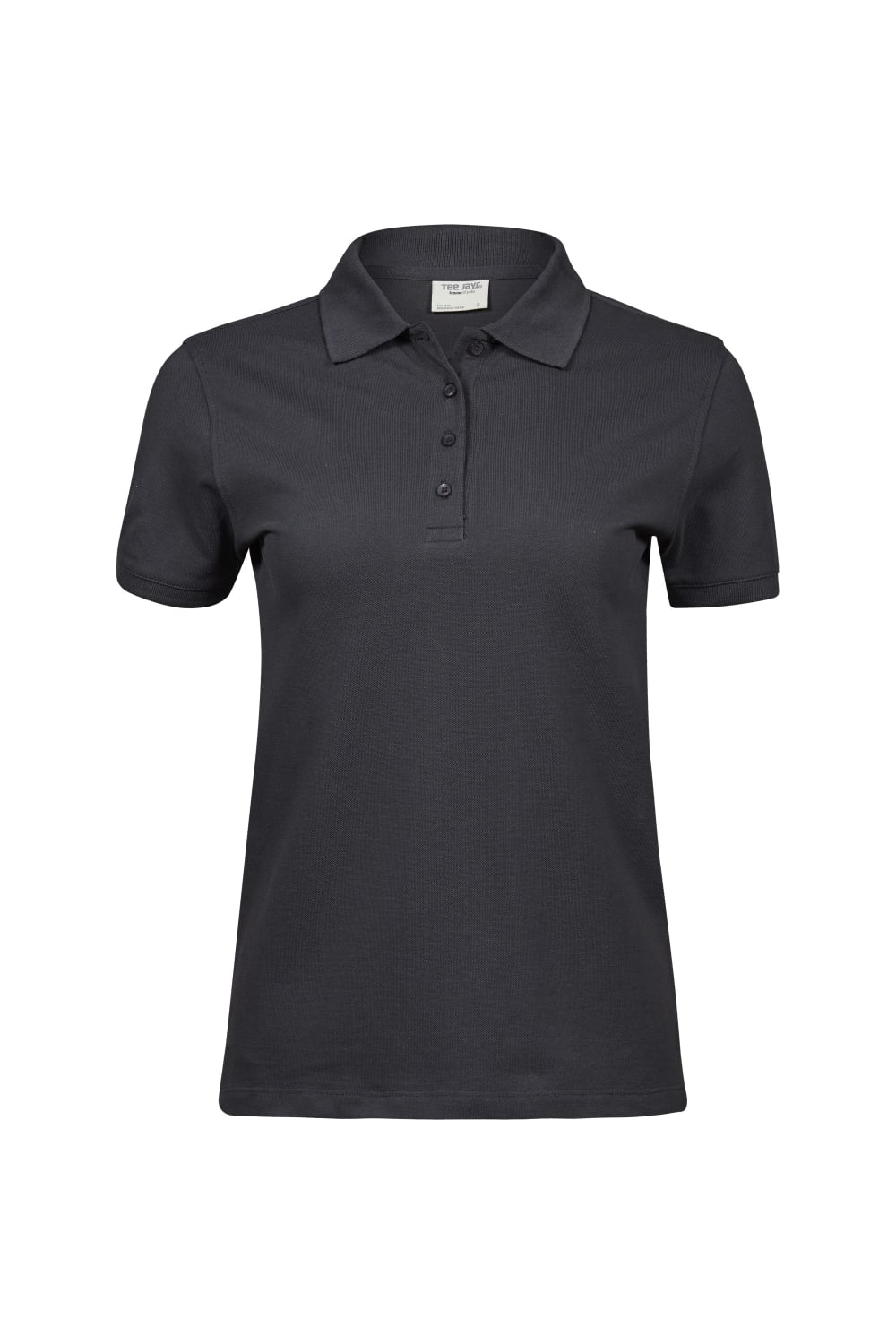 Tee Jays Womens/Ladies Heavy Cotton Pique Polo Shirt (Dark Gray)