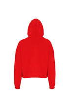 Load image into Gallery viewer, TriDri Womens/Ladies Cropped Oversize Hoodie (Fire Red)