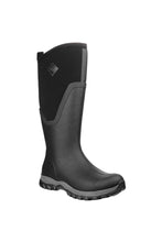 Load image into Gallery viewer, Womens/Ladies Arctic Sport Tall Pill On Rain Boots - Black/Black