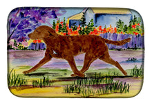 Load image into Gallery viewer, 14 in x 21 in Chesapeake Bay Retriever Dish Drying Mat