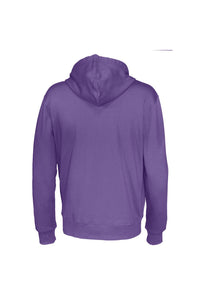 Mens Full Zip Hoodie - Purple