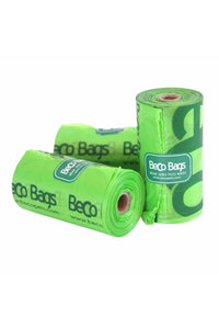 Beco Eco Friendly Plastic Dog Poop Bags (Green) (Pack Of 60)