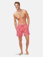 Load image into Gallery viewer, Mens Rose + Blue Starfish Swim Shorts