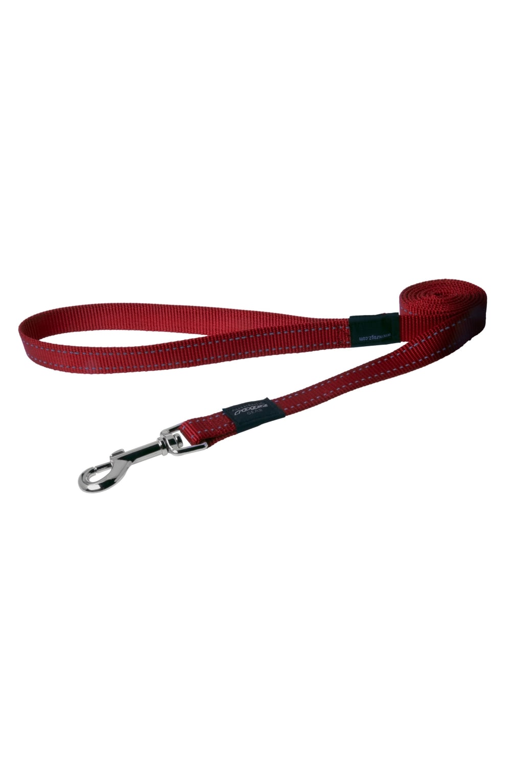 Rogz Utility Fixed Dog Lead (Red) (47in x 1in)