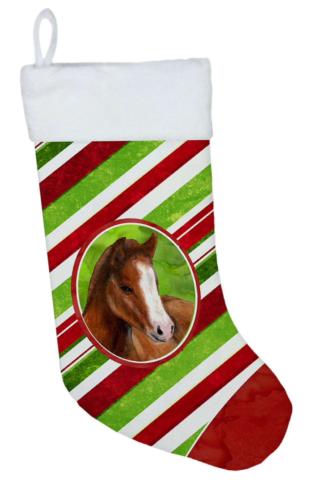 Horse Foal Candy Cane Holiday Christmas Christmas Stocking