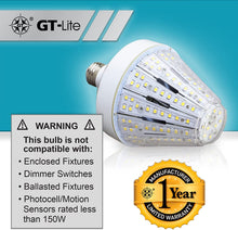Load image into Gallery viewer, 300-Watt Equivalent Corn Cob Undimmable LED Light Bulb E26 Base In Daylight 5000K White (1-Pack)