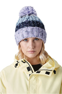 Beechfield® Womens/Ladies Corkscrew Pom Pom Beanie (Palma Violet)