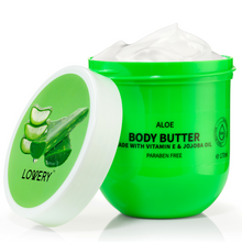 Load image into Gallery viewer, Lovery Aloe Body Butter - Ultra Hydrating Shea Butter Body Cream