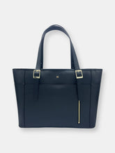 Load image into Gallery viewer, Miley - Black Vegan Leather Laptop Bag