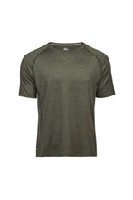 Load image into Gallery viewer, Tee Jays Mens Cool Dry Short Sleeve T-Shirt (Olive Melange)