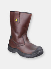 Load image into Gallery viewer, Safety Mens AS249 Cadair Waterproof Pull On Rigger Boots - Brown
