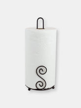 Load image into Gallery viewer, Scroll Collection Steel Paper Towel Holder, Bronze