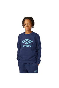 Childrens/Kids Logo Sweatshirt - Navy