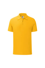 Load image into Gallery viewer, Fruit Of The Loom Mens Iconic Polo Shirt (Sunflower Yellow)
