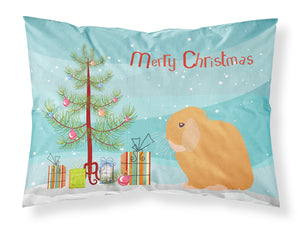 Holland Lop Rabbit Christmas Fabric Standard Pillowcase