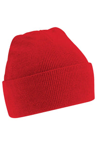 Soft Feel Knitted Winter Hat - Classic Red