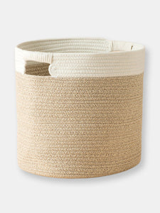 Seillans Mixed Natural Cotton Rope Storage Basket