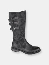 Load image into Gallery viewer, Womens/Ladies Romia Calf Boot - Black