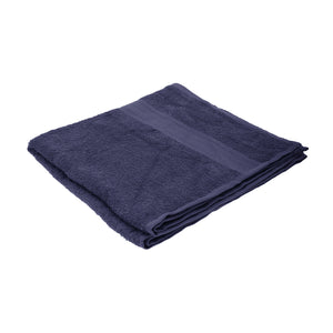 Jassz Plain Bath Towel (Navy Blue) (One Size)