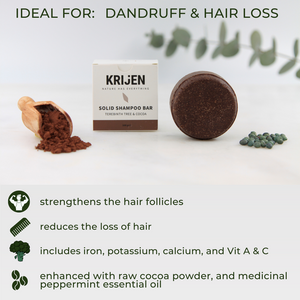 Shampoo Bar – Terebinth Tree & Cocoa – Dandruff & Hair Loss - 3,52oz