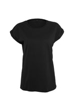 Load image into Gallery viewer, Build Your Brand Womens/Ladies Organic Extended Shoulder T-Shirt