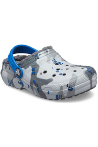 Crocs Childrens/Kids Classic Camo Clogs (Light Grey)