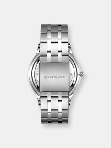 Kenneth Cole Men's Classic Stainless Steel KC50589019 Silver Stainless-Steel Quartz Dress Watch