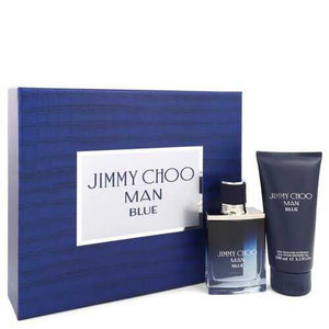 Jimmy Choo Man Blue by Jimmy Choo Gift Set -- 1.7 oz Eau De Toilette Spray + 3.3 oz Shower Gel