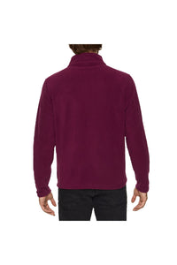 Gildan Adults Unisex Hammer Micro-Fleece Jacket (Maroon)