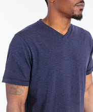 Load image into Gallery viewer, Go-To V | Men&#39;s Heather Navy
