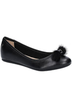 Load image into Gallery viewer, Womens Heather Puff Ballet Shoe - Black