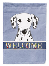 Load image into Gallery viewer, Dalmatian Welcome Garden Flag 2-Sided 2-Ply