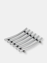 Load image into Gallery viewer, Michael Graves Design Simplicity Abstract Steel Trivet, Satin Nickel