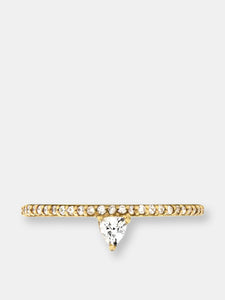 Theia - Vermeil & Sterling Silver Micro Pave Ring