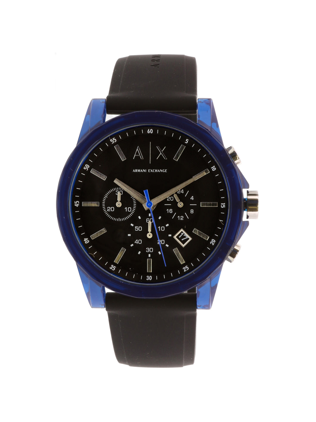 Mens AX1339 Blue Silicone Quartz Sport Watch