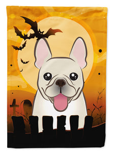 11 x 15 1/2 in. Polyester Halloween French Bulldog Garden Flag 2-Sided 2-Ply