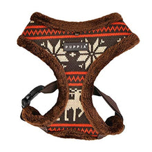 Load image into Gallery viewer, Puppia Prancer Dog Harness A (Brown) (S)