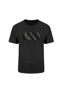 Star Wars Unisex Adult Logo T-Shirt (Black)