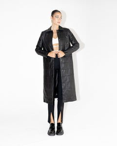 Maple Leather Coat